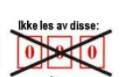 Eksempel på siffer som ikke skal med